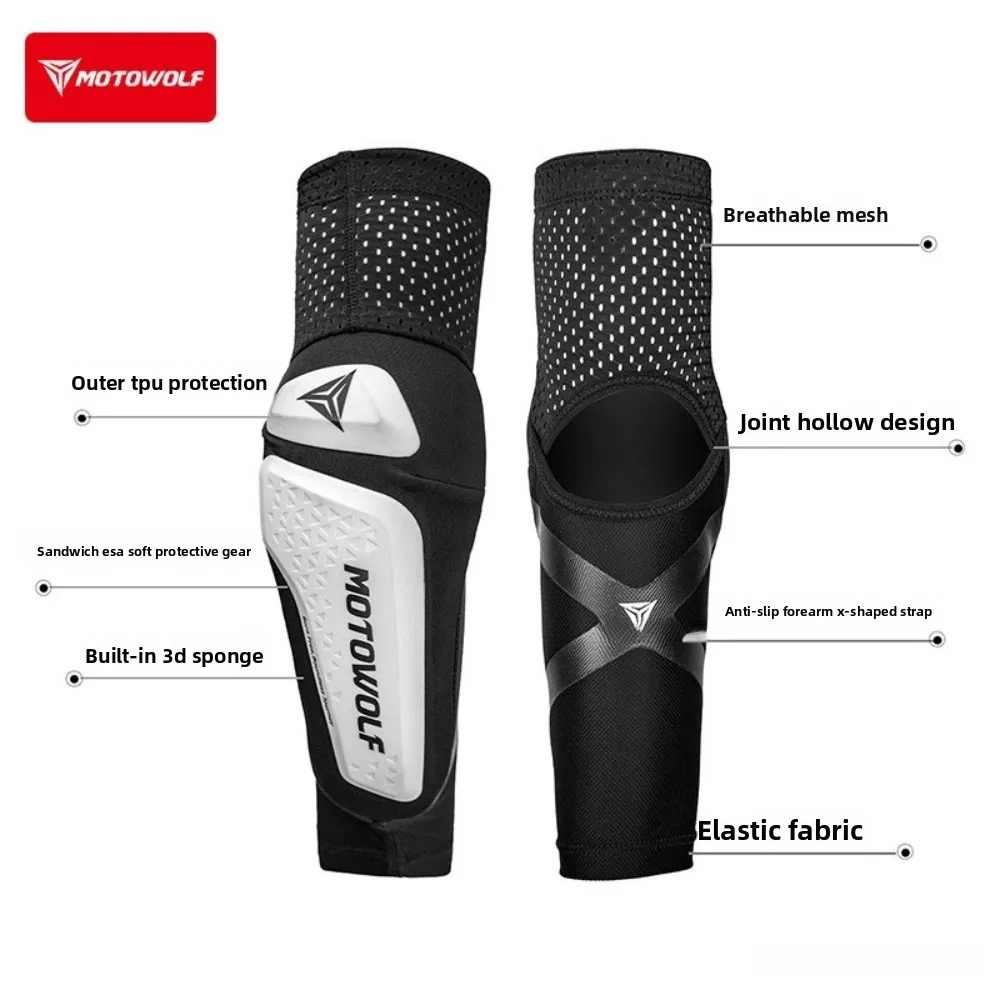 แผ่นป้องกันข้อศอกสำหรับมอเตอร์ - Mountain Biking Elbow Pads บทวิจารณ์และราคา